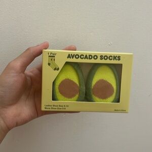 Avocado socks new in box 1 pair of socks unisex socks men female